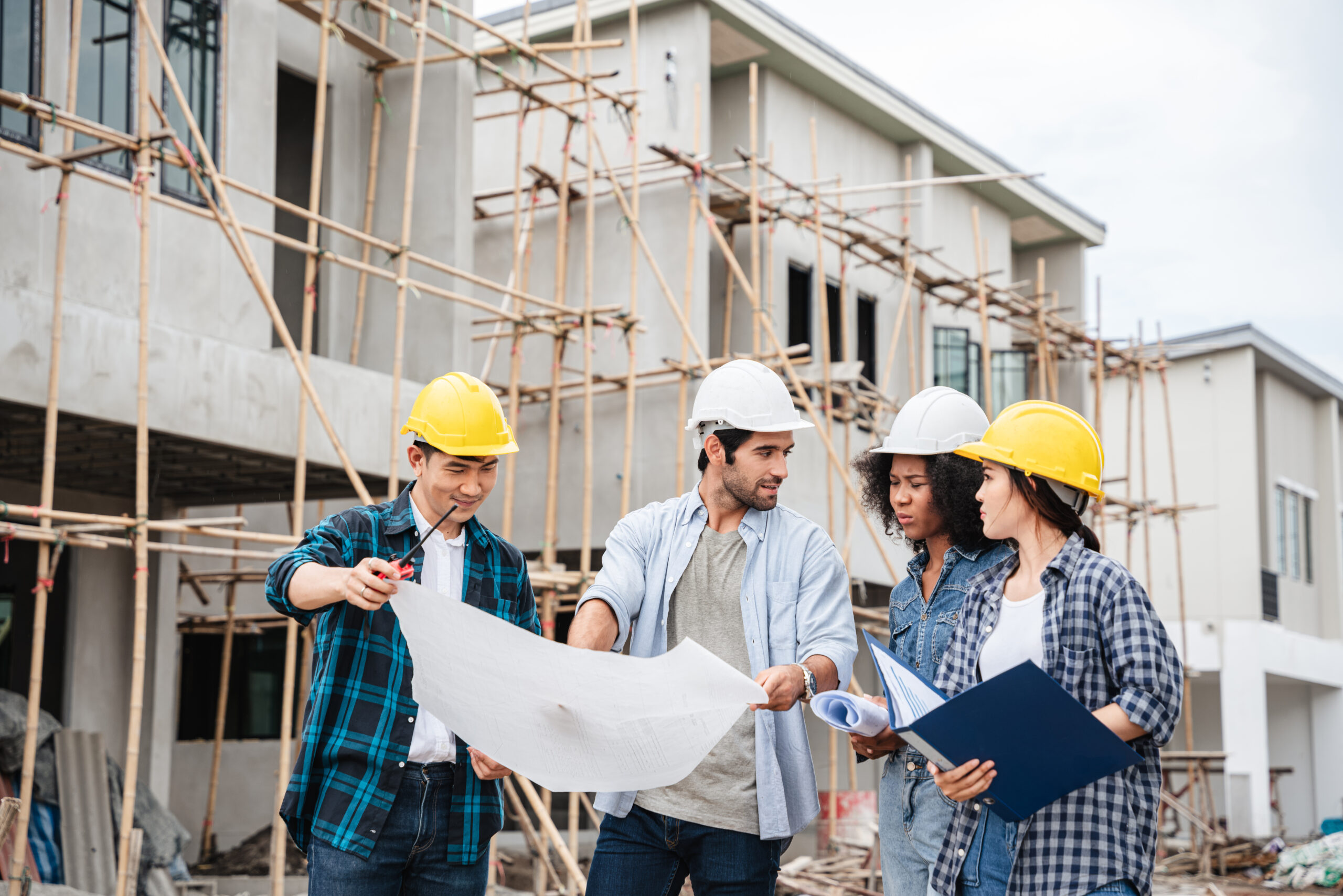 Engineer managers of the team are now stationed at the construction site to perform quality assurance checks on the different components.